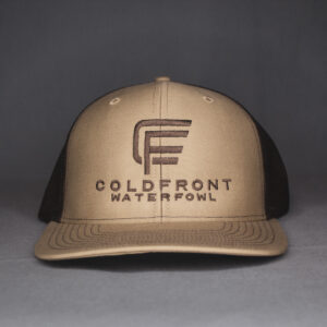 Tan/Brown CF logo Trucker Hat