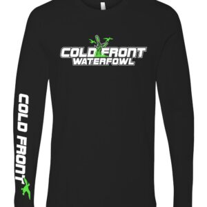 Black Long Sleeve Cattail Tee