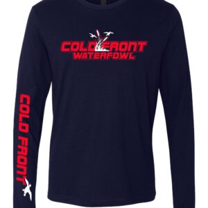 Navy Blue Long Sleeve Cattail Tee