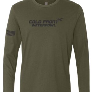 Army Green USA Long Sleeve Tee