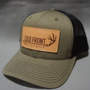 Green/Black Tan Whitetail Patch Hat